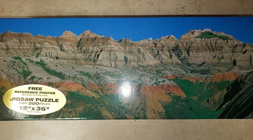 Dakota Badlands 12x36 panoramic jigsaw puzzle